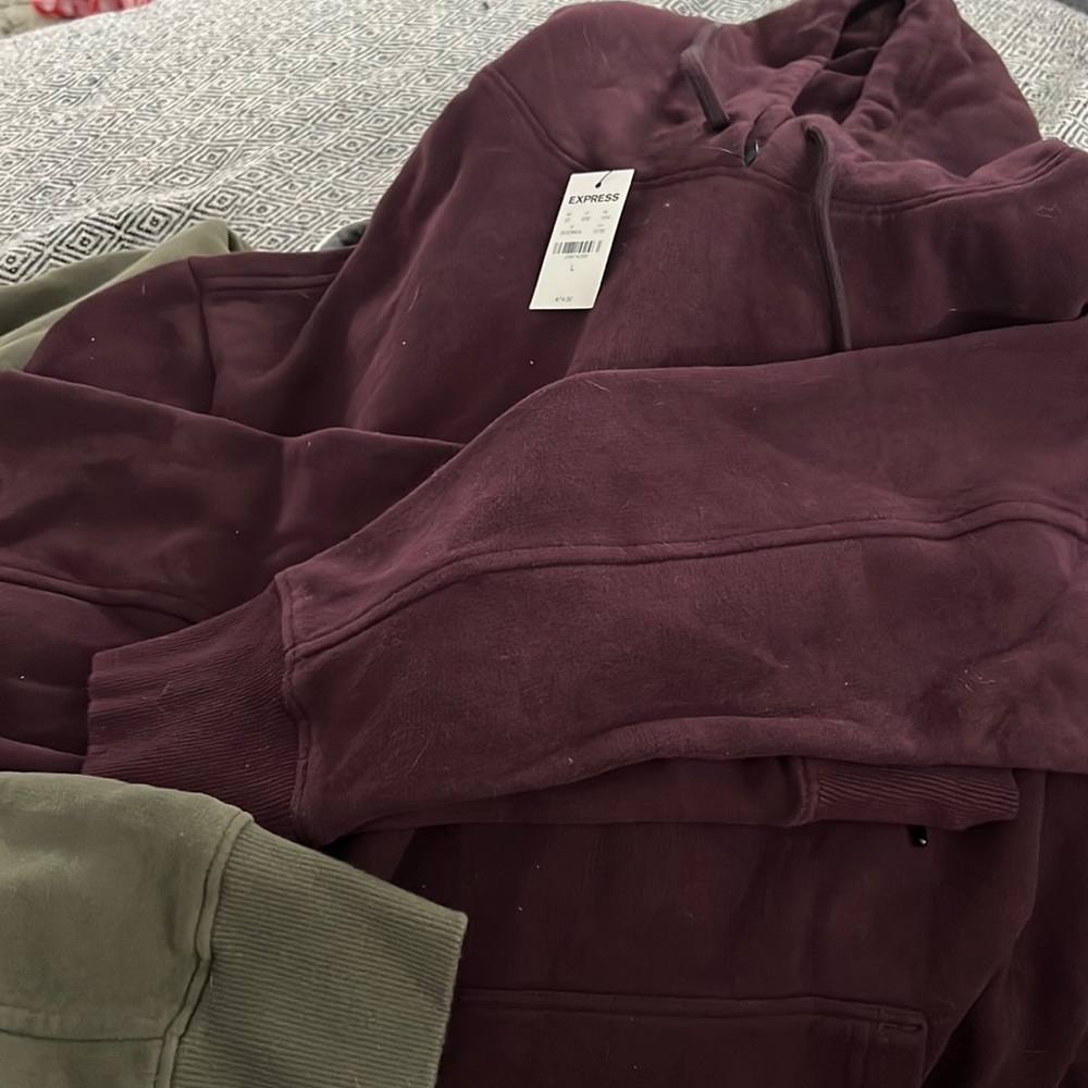 Mens size large Express hoodies . Nwt!